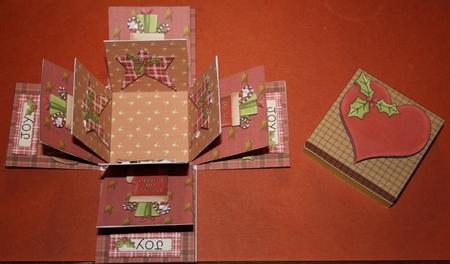 Exploding Box Kit Christmas Girl by Antonia Kortzi
