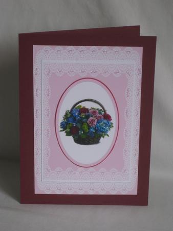 Rose Basket by April Rogers