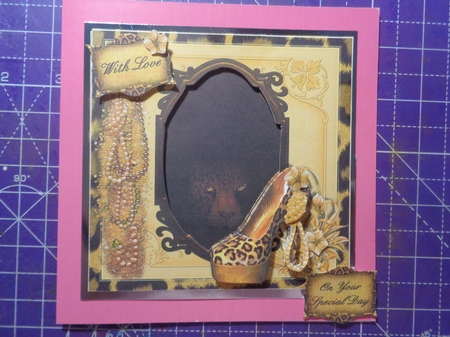 Stunning Leopard Print Shoes Card Topper Featured Gallery Photo