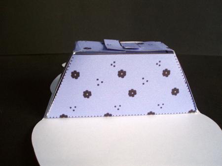 Ditsy Daisy Handbag Shaped Treat or Favour Box Sheet 2 by Audrey Brown clifford