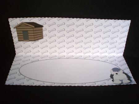 Dulux Dog Insert for Large Dl (white) by Audrey Brown clifford