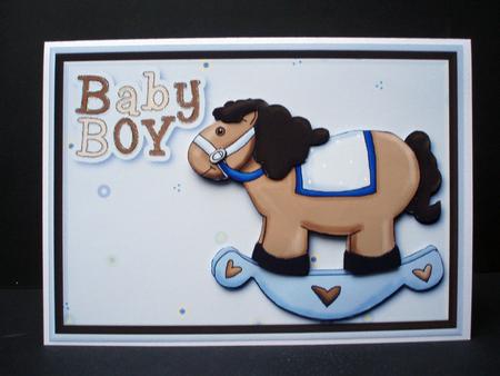 Baby Boy Quick Card by Audrey Brown clifford