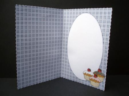 Cupcakes Insert (plaid) 3 by Audrey Brown clifford