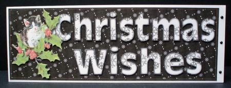 Christmas Wishes with Cat Large Dl 2 by Audrey Brown clifford