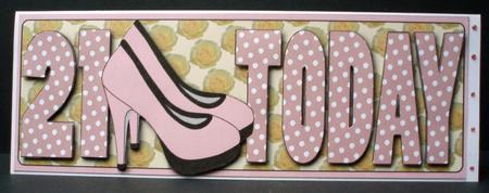 21 Today with Shoes Large Dl by Audrey Brown clifford