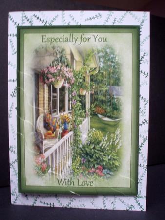 My Peaceful Place Wavy Corner Stacker by Audrey Brown clifford