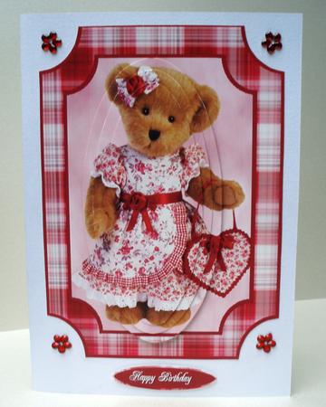 Cute Teddy Birthday by Audrey Brown clifford