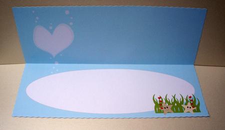 Love-ly Bubbly Insert for Large Dl (blue) by Audrey Brown clifford