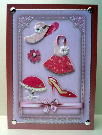 Set of Frames Pink and Cream by Audrey Brown clifford