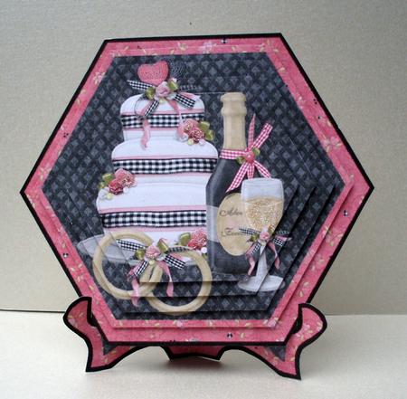 Wedding Celebration Plate Card by Audrey Brown clifford