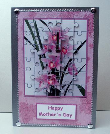 A Piece of the Jigsaw. Orchids by Audrey Brown clifford