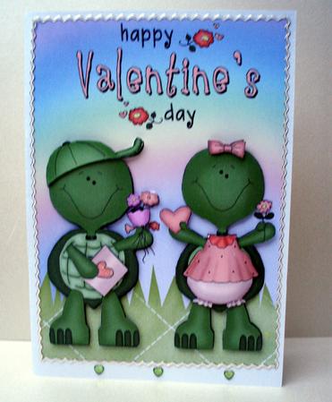 Valentine Card Front by Audrey Brown clifford
