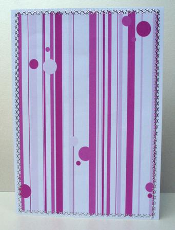 Pretty in Pinks Strips & Dots Paper by Audrey Brown clifford