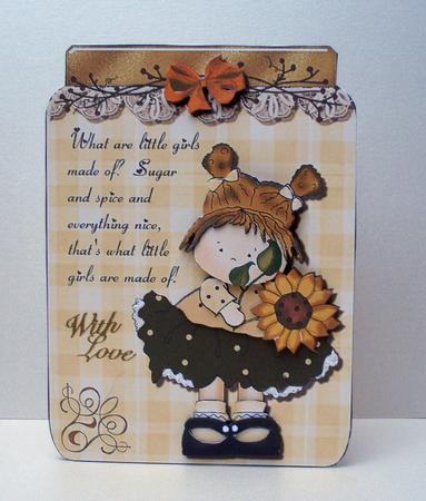 Sunshine Girl in a Jar Topper by Audrey Brown clifford