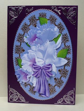 Lilac Orchids by Audrey Brown clifford