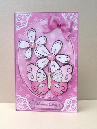 Fluttery Butterfly Lottery Wallet Card by Audrey Brown clifford