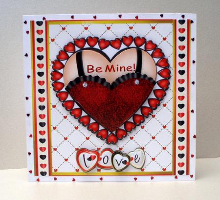 Saucy Valentine's Day Card by Audrey Brown clifford