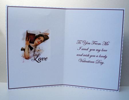 A Romantic Card Insert by Audrey Brown clifford