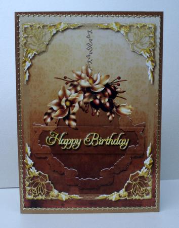 Gilt Framed Birthday by Audrey Brown clifford