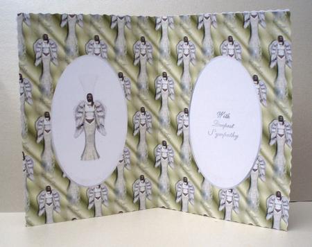 Sympathy Angel Insert by Audrey Brown clifford