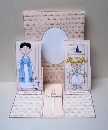 First Holy Communion Girl Double Easel Kit by Audrey Brown clifford