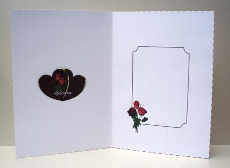 Valentine Hearts & Roses Insert by Audrey Brown clifford