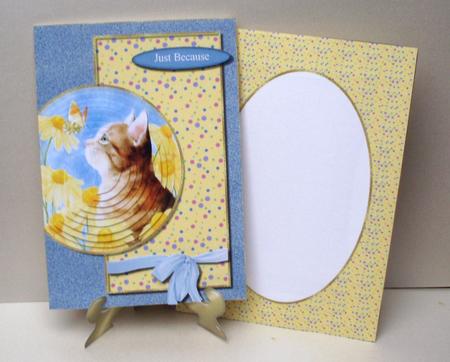Partial Circle Pyramid Card & Envelope Kit - 3 by Audrey Brown clifford