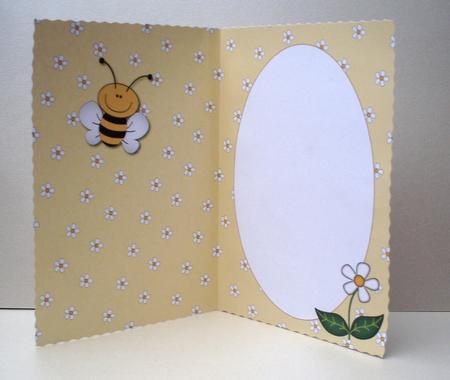 'bee' Happy Insert 2 (khaki) by Audrey Brown clifford