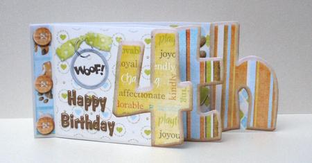 Number Book for a 4th Birthday by Audrey Brown clifford