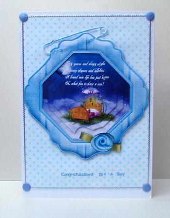Baby Boy Shaker or Pryamarge by Audrey Brown clifford