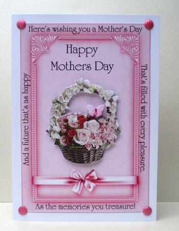 Mothers Basket of Roses by Audrey Brown clifford
