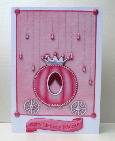 Happy Birthday Princess 3D Sheet by Audrey Brown clifford