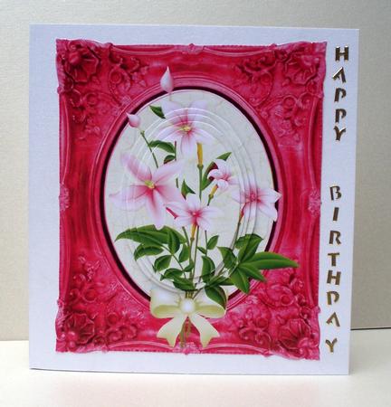 Pink Wild Flowers by Audrey Brown clifford