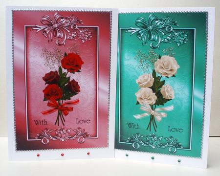 Framed Roses by Audrey Brown clifford