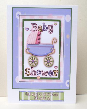 New Baby Shower Decoupage Topper by Audrey Brown clifford