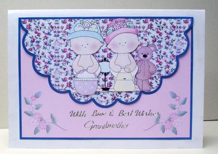 Birthday Baby So Sweet Scalloped Topper   by Audrey Brown clifford