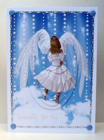 Angel in Heaven Pyramid Sheet by Audrey Brown clifford