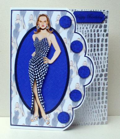 Miss Spotty Scallop Edge by Audrey Brown clifford