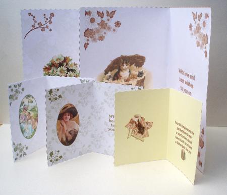 Vintage themed 10 x Inserts Kit by Audrey Brown clifford