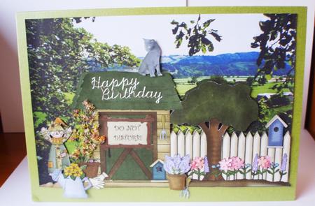 Father's Flower Garden Shed Hideaway Do Not Disturb by Audrey Brown clifford