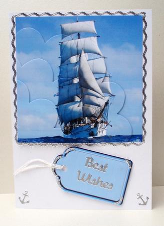 Sail with the Wind Shell Stacker by Audrey Brown clifford