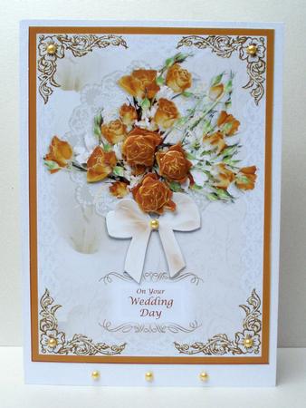 Luxury Golden Roses by Audrey Brown clifford