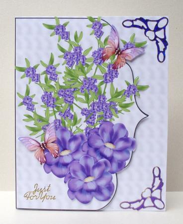 2 Flower Sprigs & 1 Flower by Audrey Brown clifford