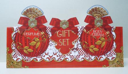 Ruby Perfume Gift Set Large Dl Ote with Decoupage Card Kit by Audrey Brown clifford