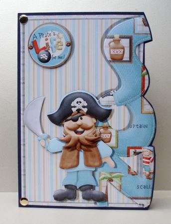 Son It's a Pirates Life Over the Side Card by Audrey Brown clifford