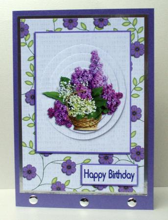 Lilac in a Basket by Audrey Brown clifford