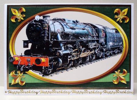 Steam Train Card by Audrey Brown clifford