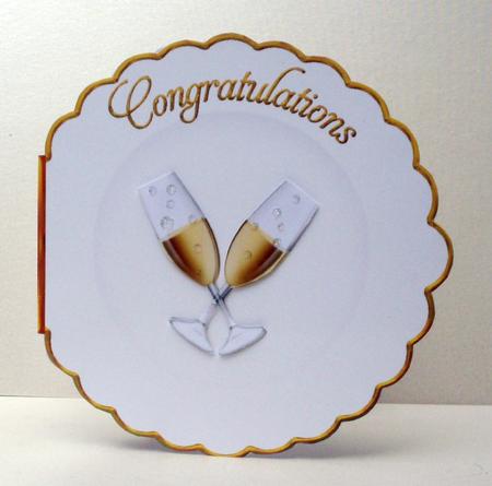 Congratulations in Gold by Audrey Brown clifford