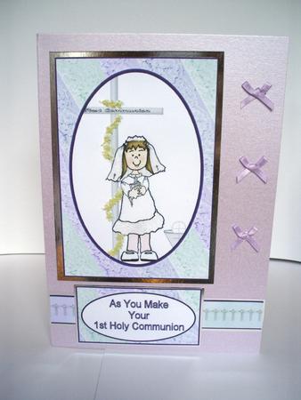 First Holy Communion Girl by Audrey Brown clifford
