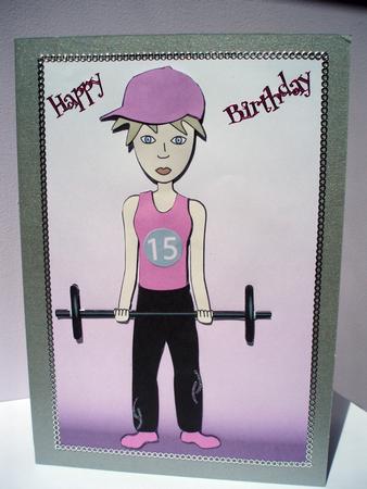 Happy Birthday Sporty Girl 13 to 21 by Audrey Brown clifford